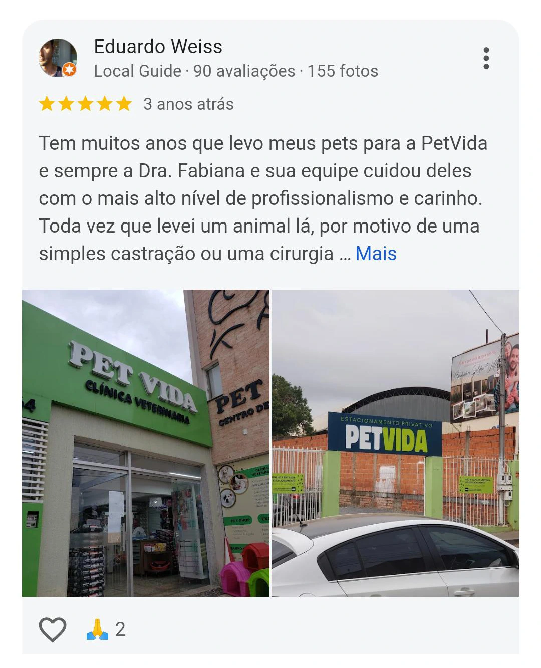 Avaliação Pet Vida